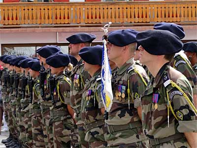 Cérémonie 11 novembre - Réserve 13 Bataillon Chasseurs Alpin