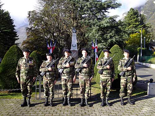 Cérémonie 11 novembre - Réserve 13 Bataillon Chasseurs Alpin